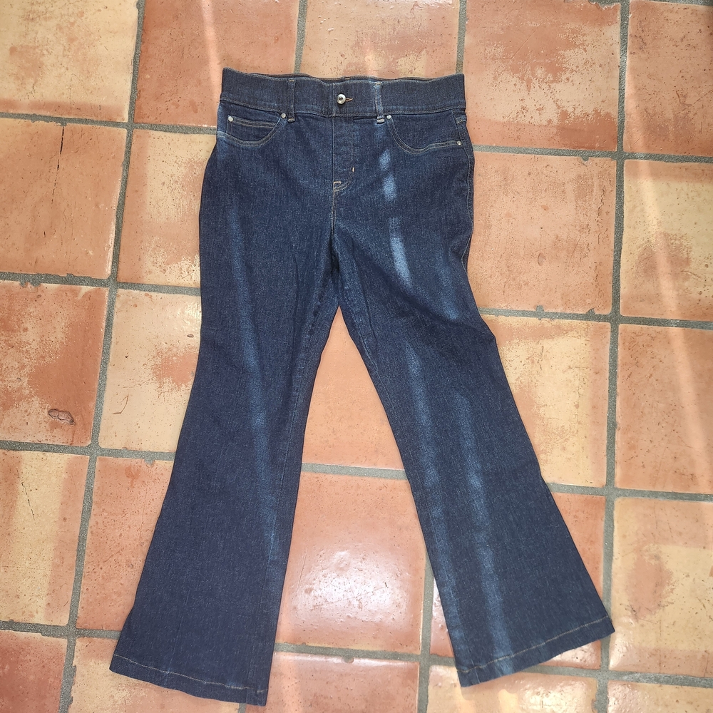 SPANX Dark Blue Flare Jeans
